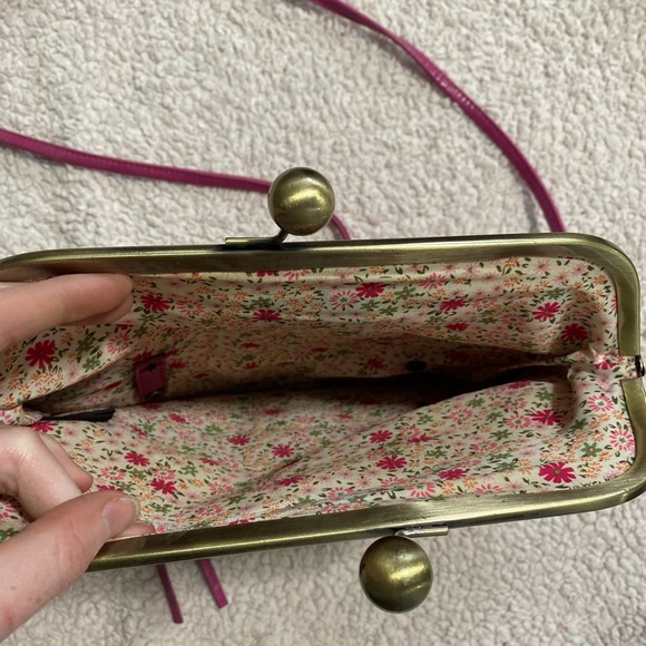 🌈Jessica Simpson Pink Fold Over Cross Body - Picture 10 of 16